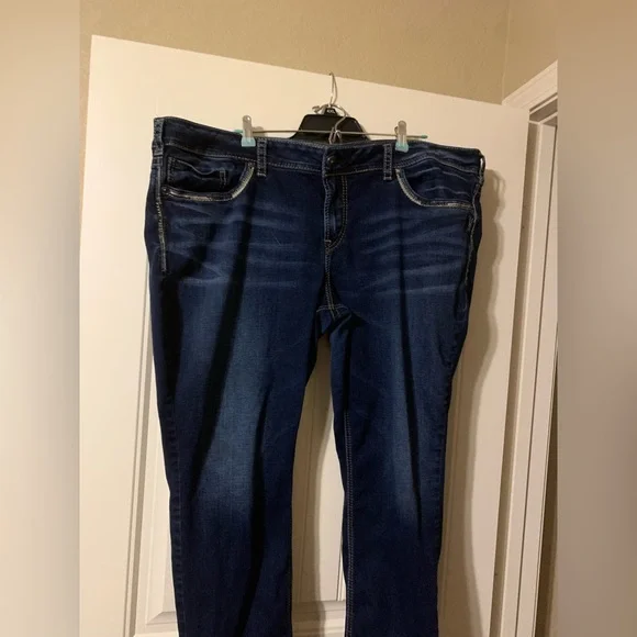 Silver Skinny Jeans - Picture 2 of 7